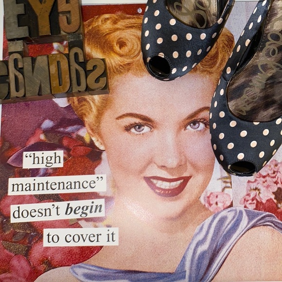 SAM EDELMAN ‘Evelyn’ Peep Toe Polka Dot Stilettos - Picture 6 of 12